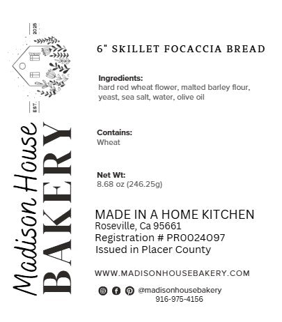 Classic 6" Skillet Focaccia