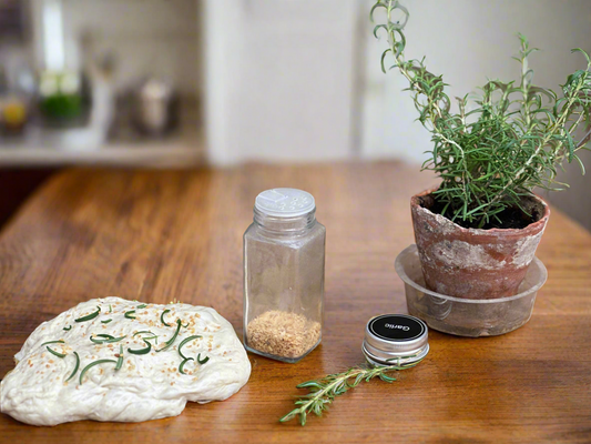 Rosemary Garlic Parmesan Sourdough Bread Loaf